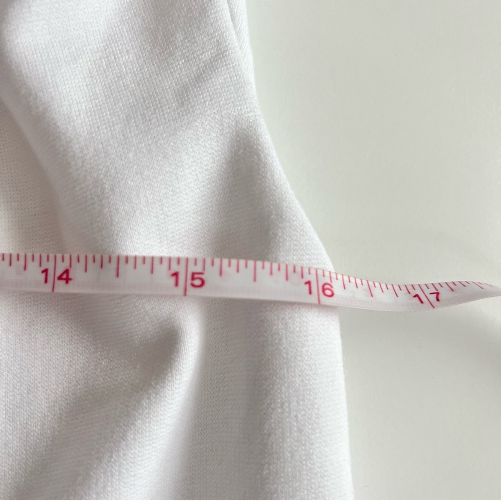 Zara White Sleeveless Puff Pleated Shoulder Mini Shift Dress Blogger Favorite S - Picture 11 of 13
